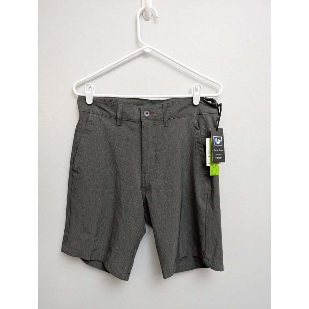 X4 NWT Burnside Hybrid Series Walkshort Boardshort Charcoal Performance Mens 30